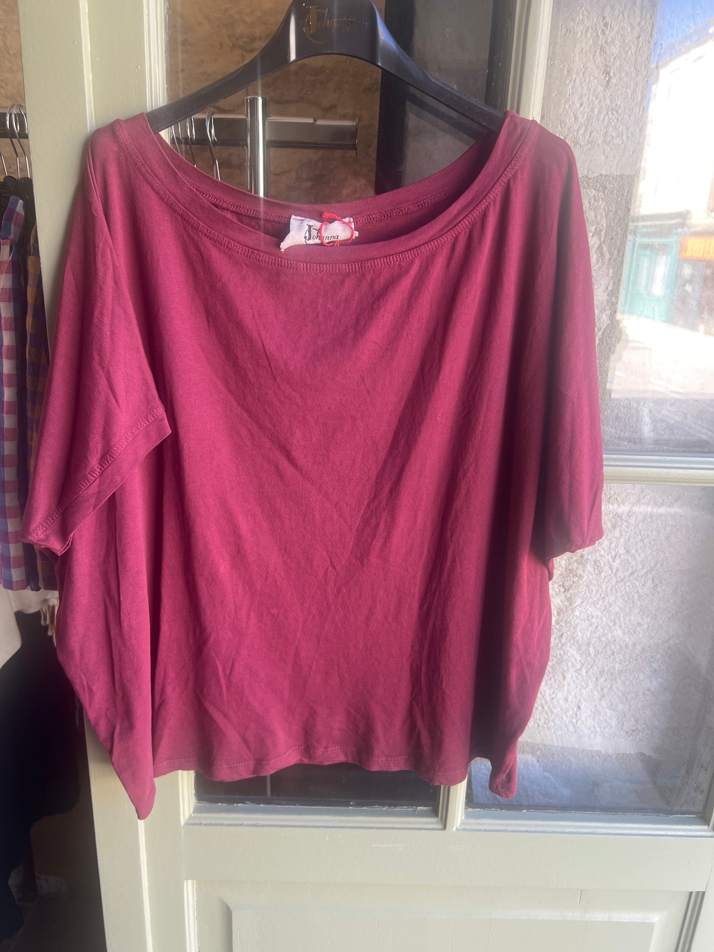 Tee shirt Biba bordeaux-Johanna Paris