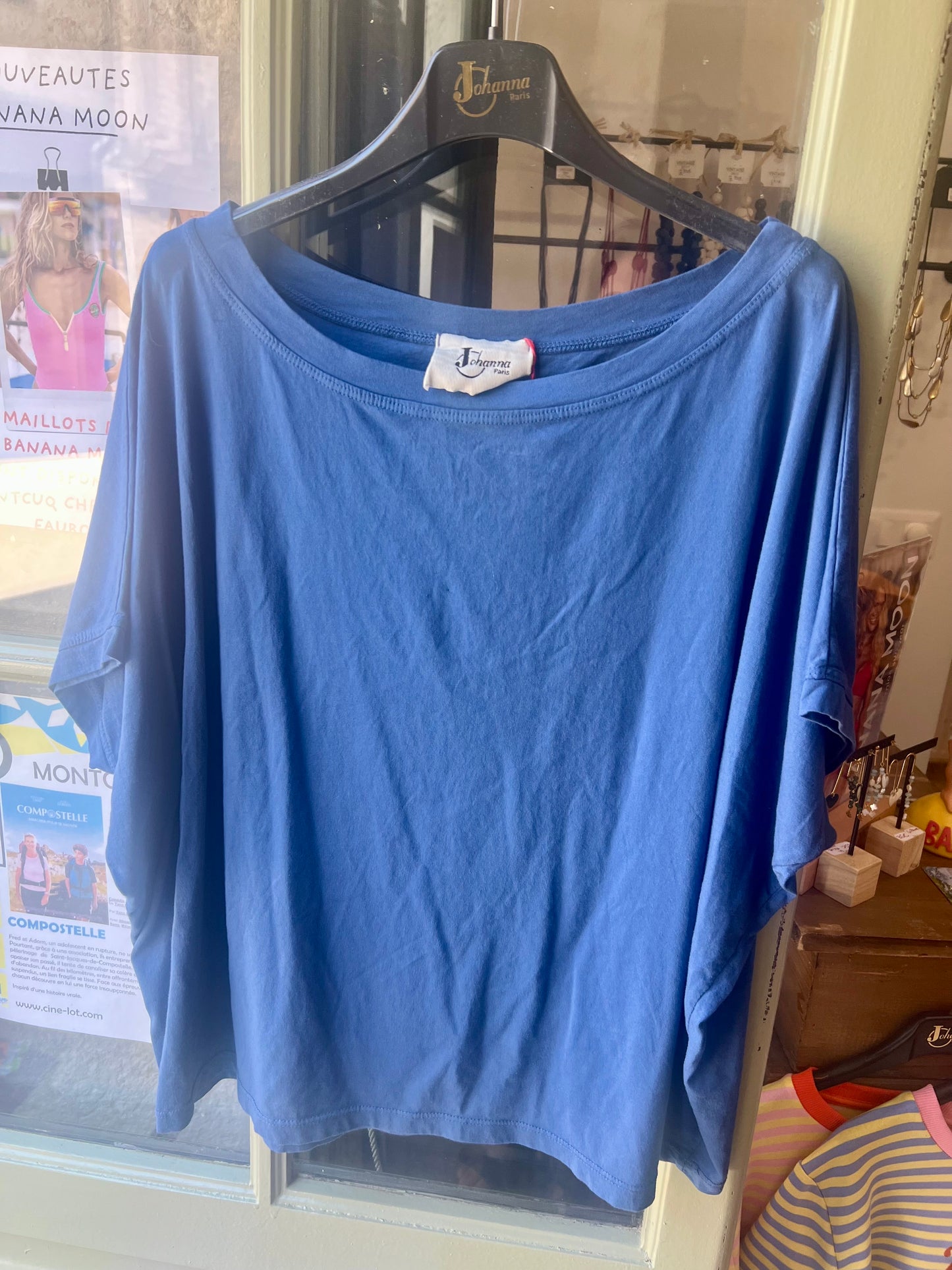 Tee shirt Biba bleu foncé -Johanna Paris