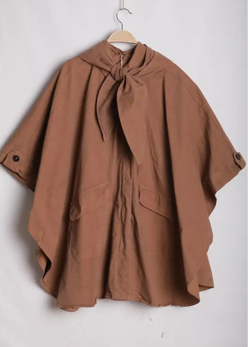 Cape Gina Terracotta-Trendy Faubourg