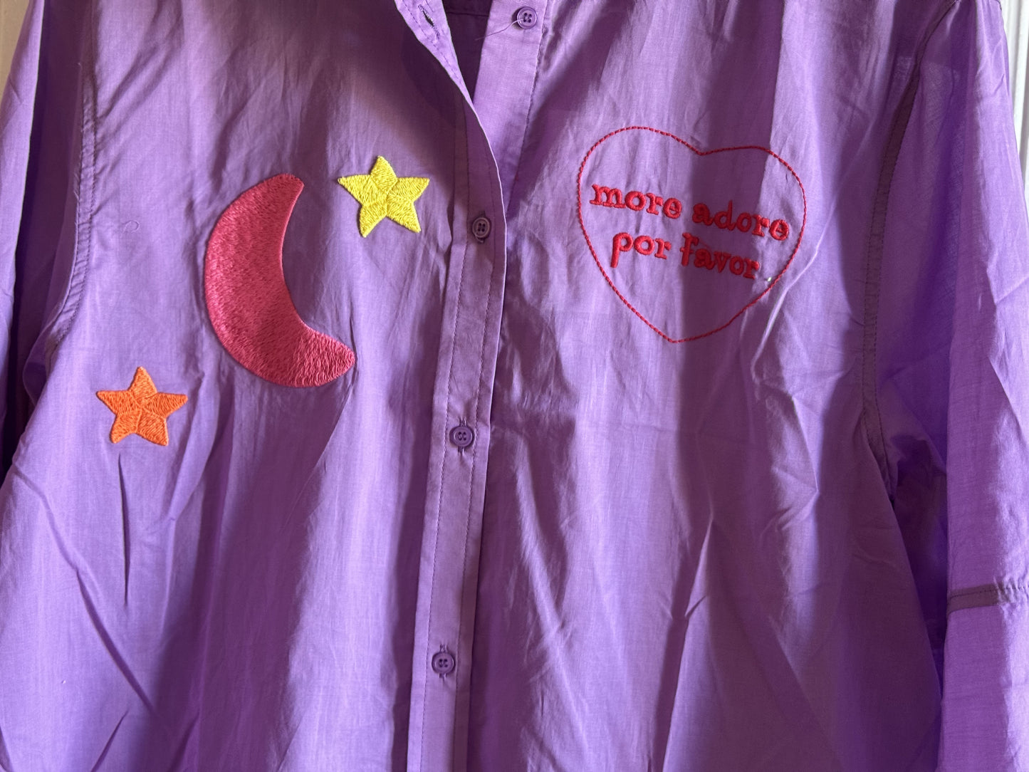 Chemise violette Esmeralda -Adoré Paris