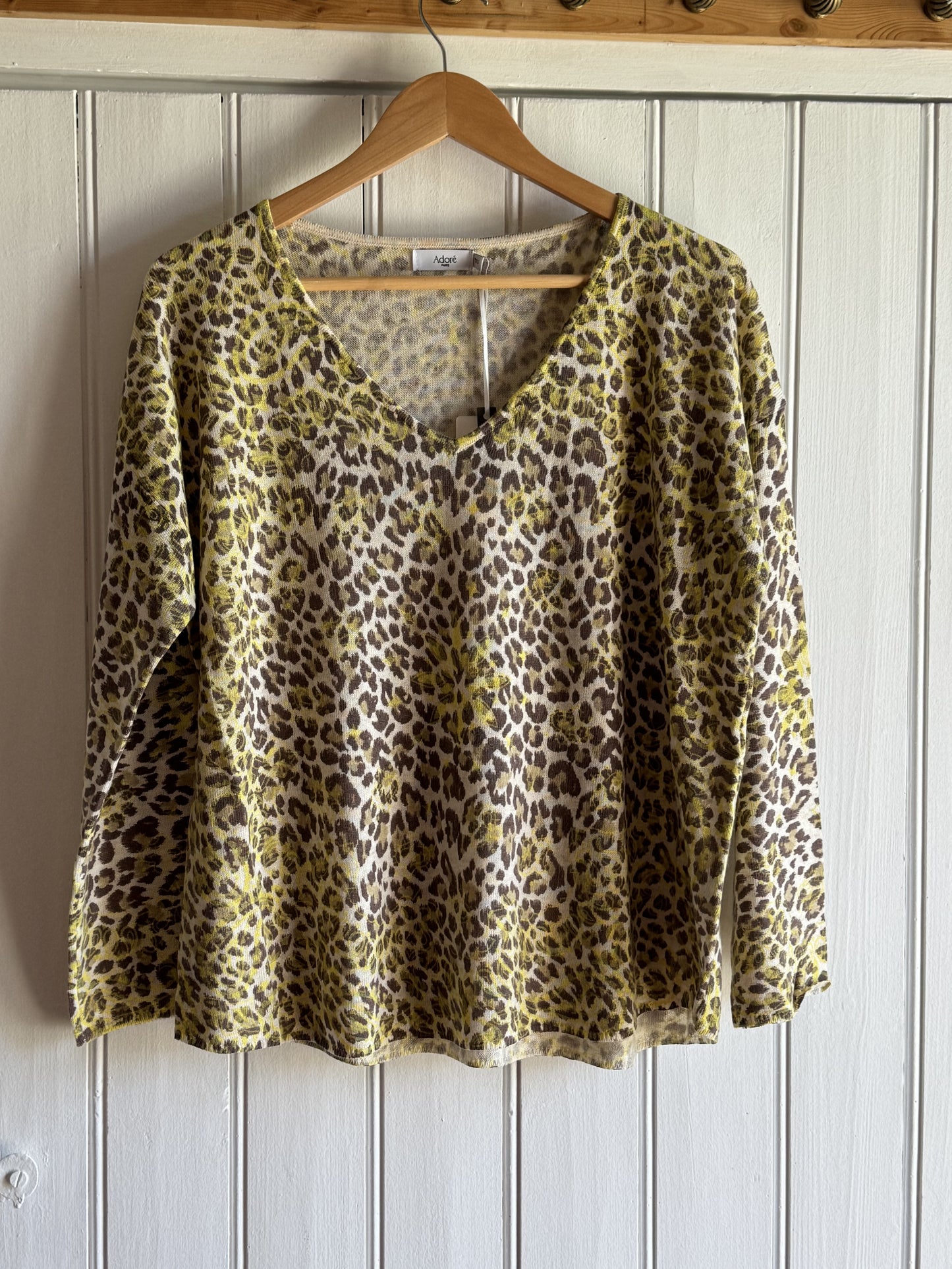 Pull léo jaune-Adoré Paris