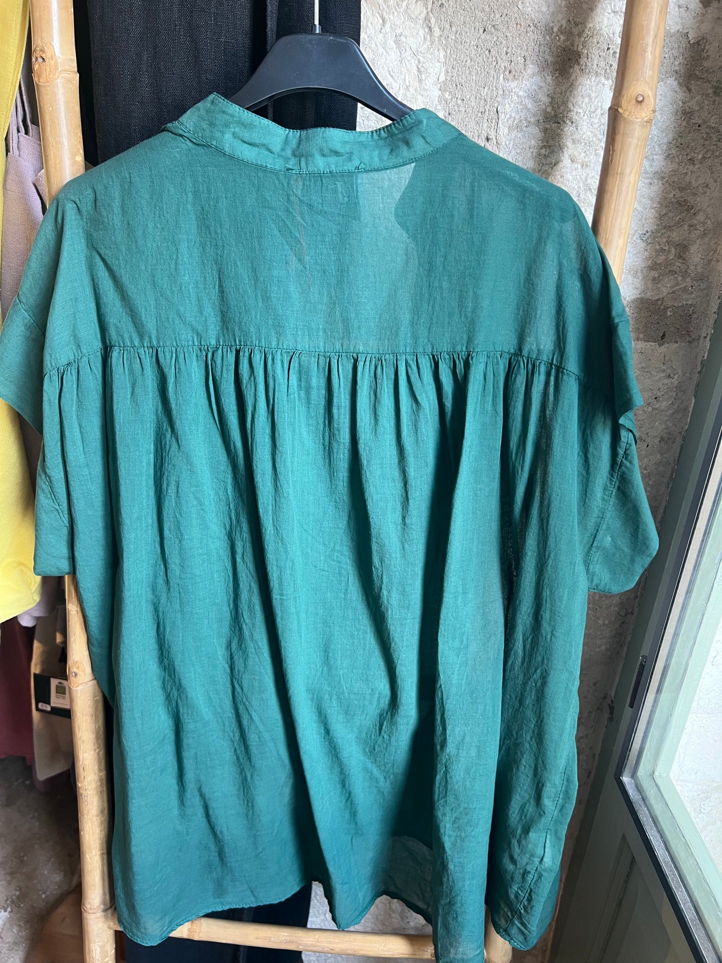 Blouse sans manche Lena-johanna Paris-bleu canard