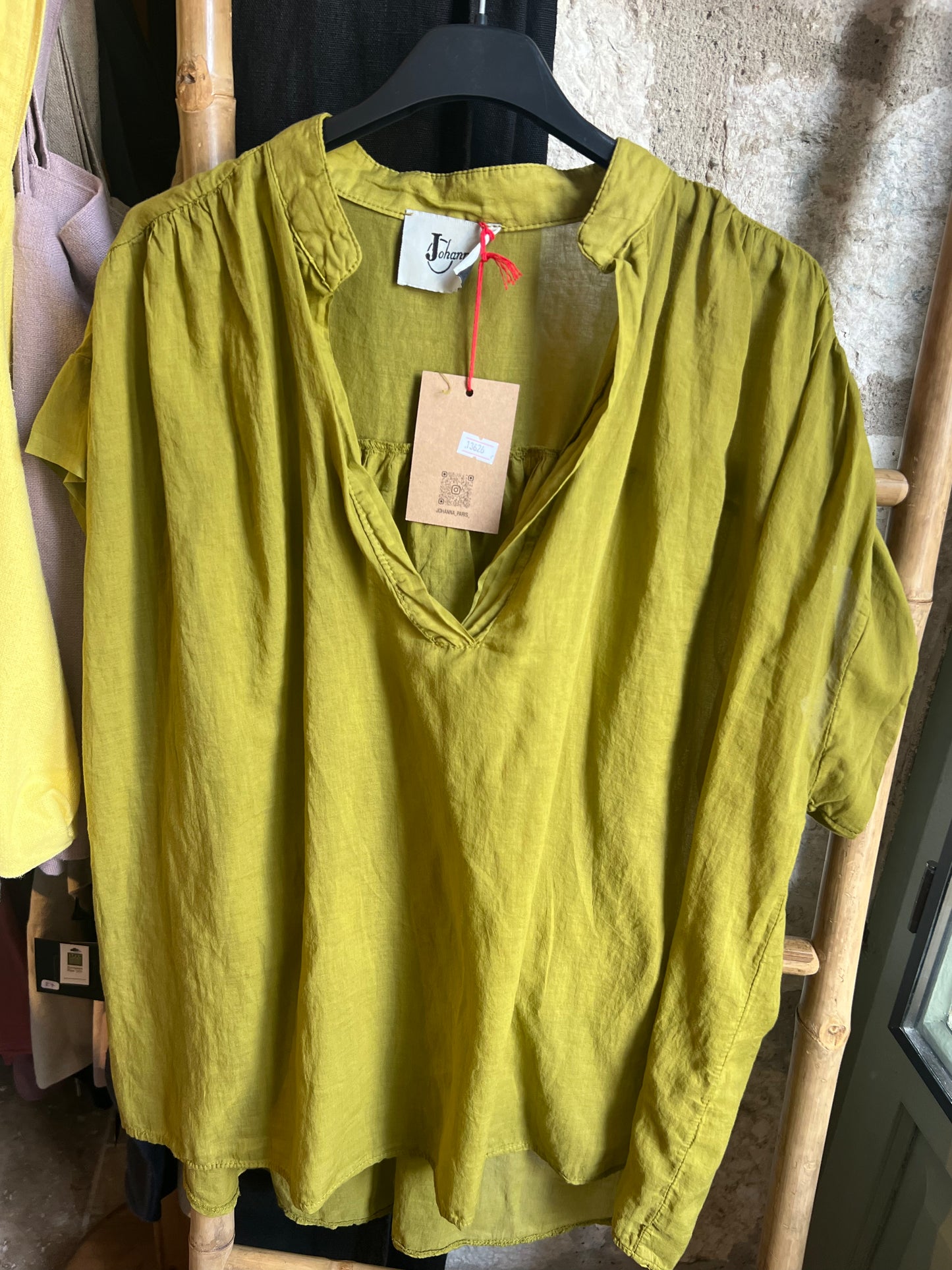Blouse sans manche Lena-Johanna Paris-vert olive