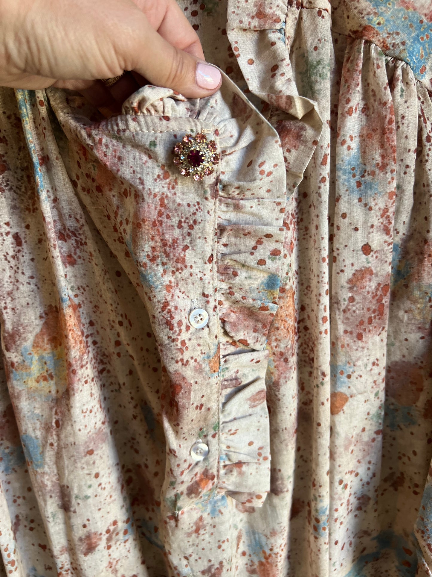 Chemise Bella multicolore clair-Johanna Paris