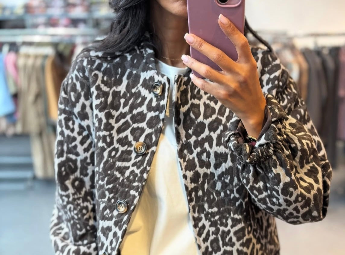 Vente privée-Blouson Leo noir Johanna Paris