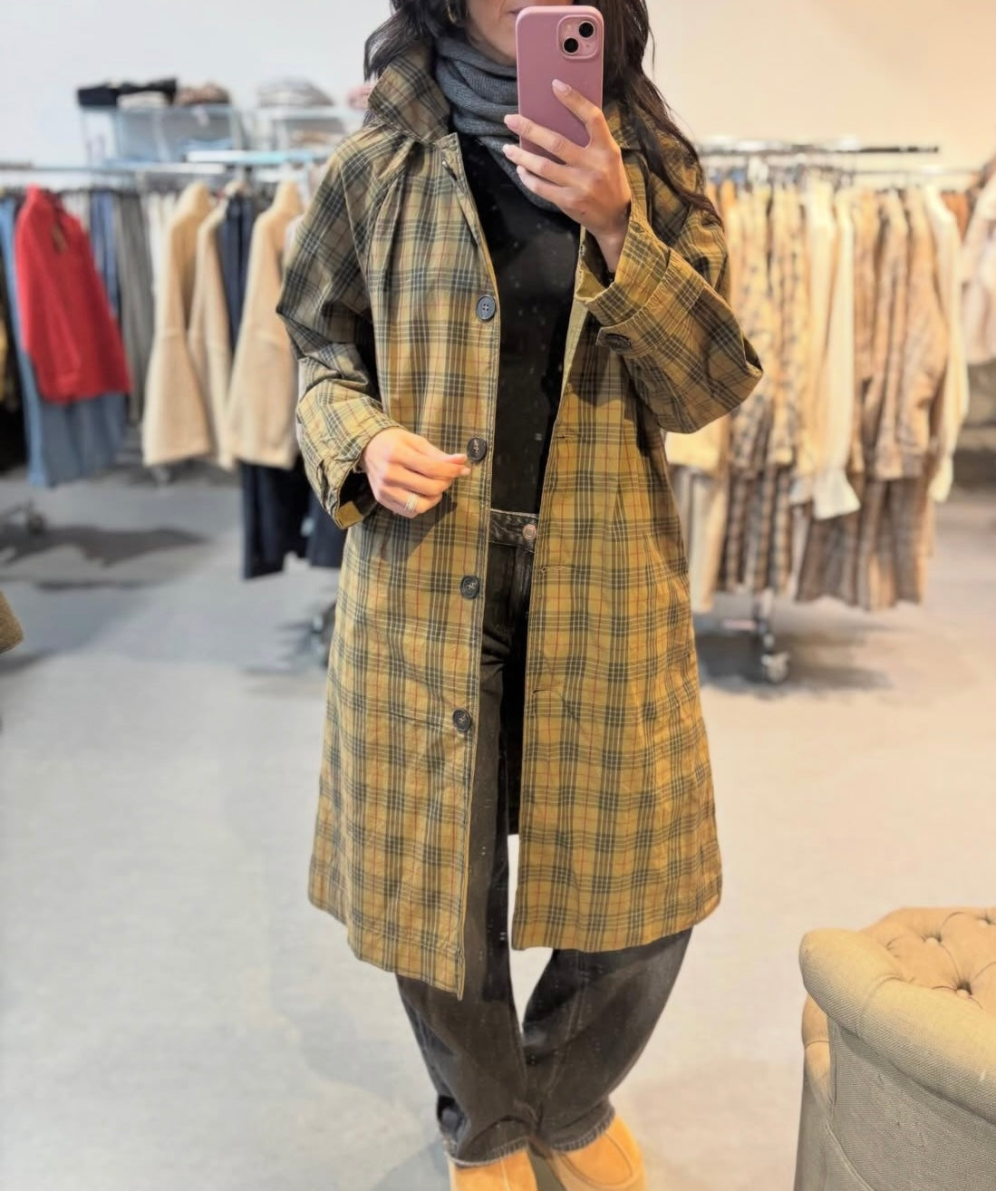 Trench réversible kaki-Johanna Paris