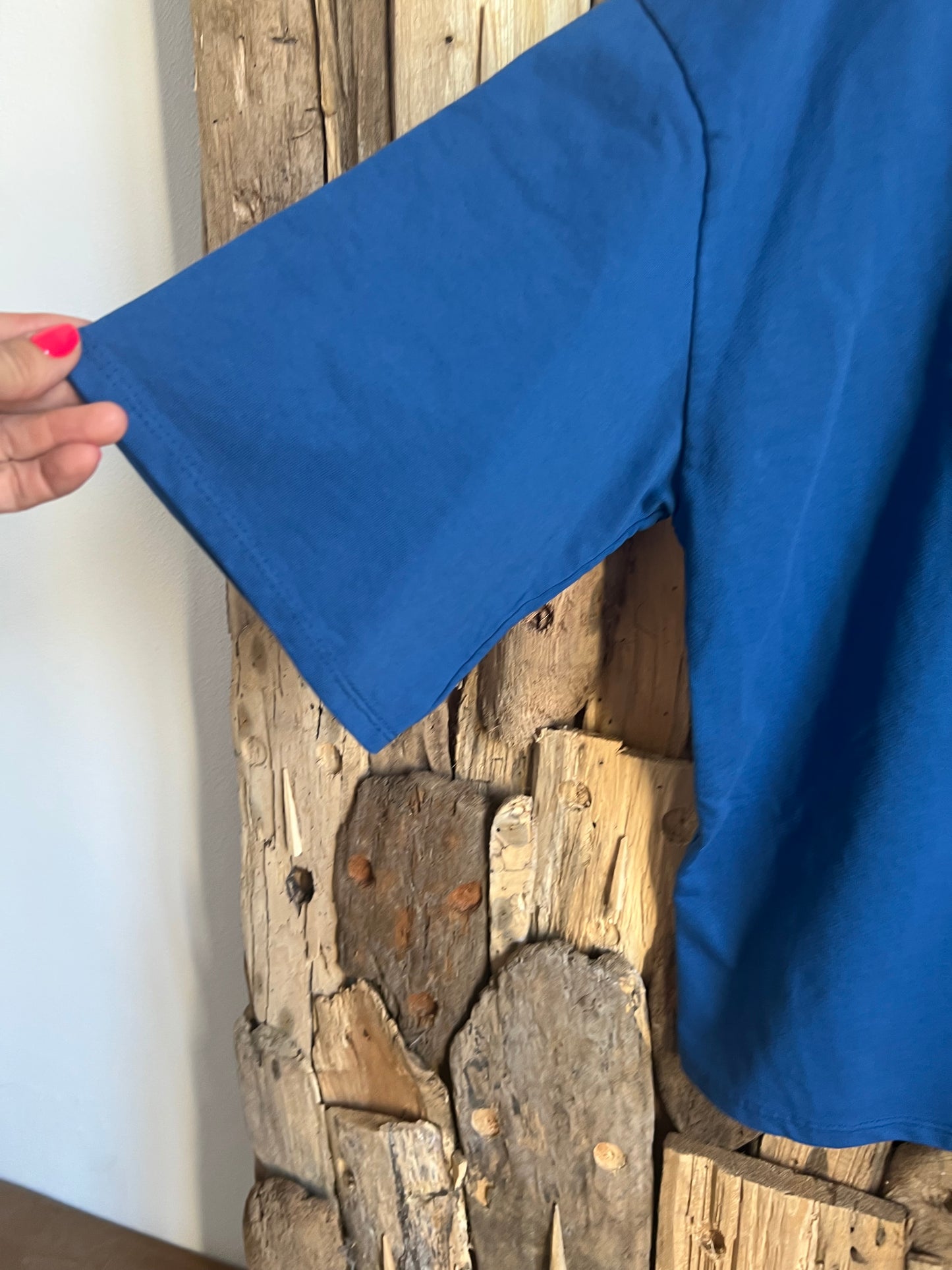 Tee shirt Zack bleu bic-TRENDY FAUBOURG