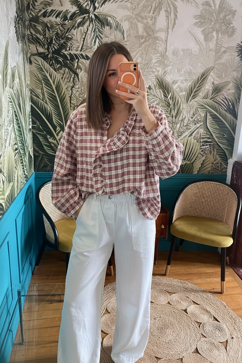 Chemise Dina Bordeaux-Johanna Paris