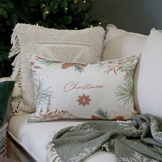 Coussin Sapin Christmas-Chic Antique