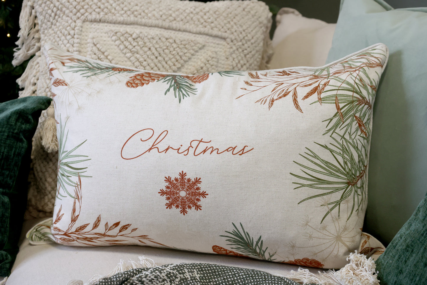 Coussin Sapin Christmas-Chic Antique
