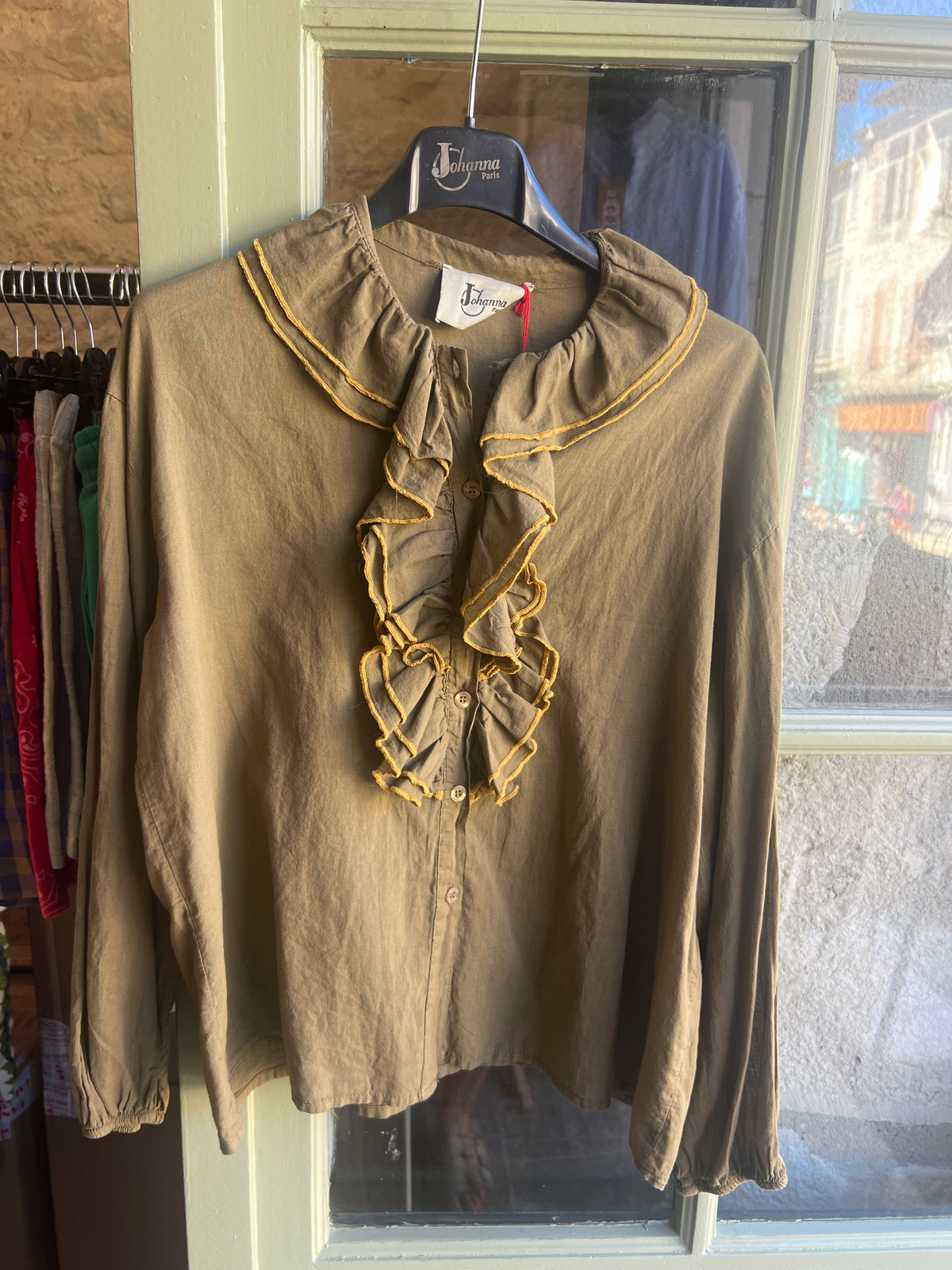 Chemise Mina kaki -Johanna