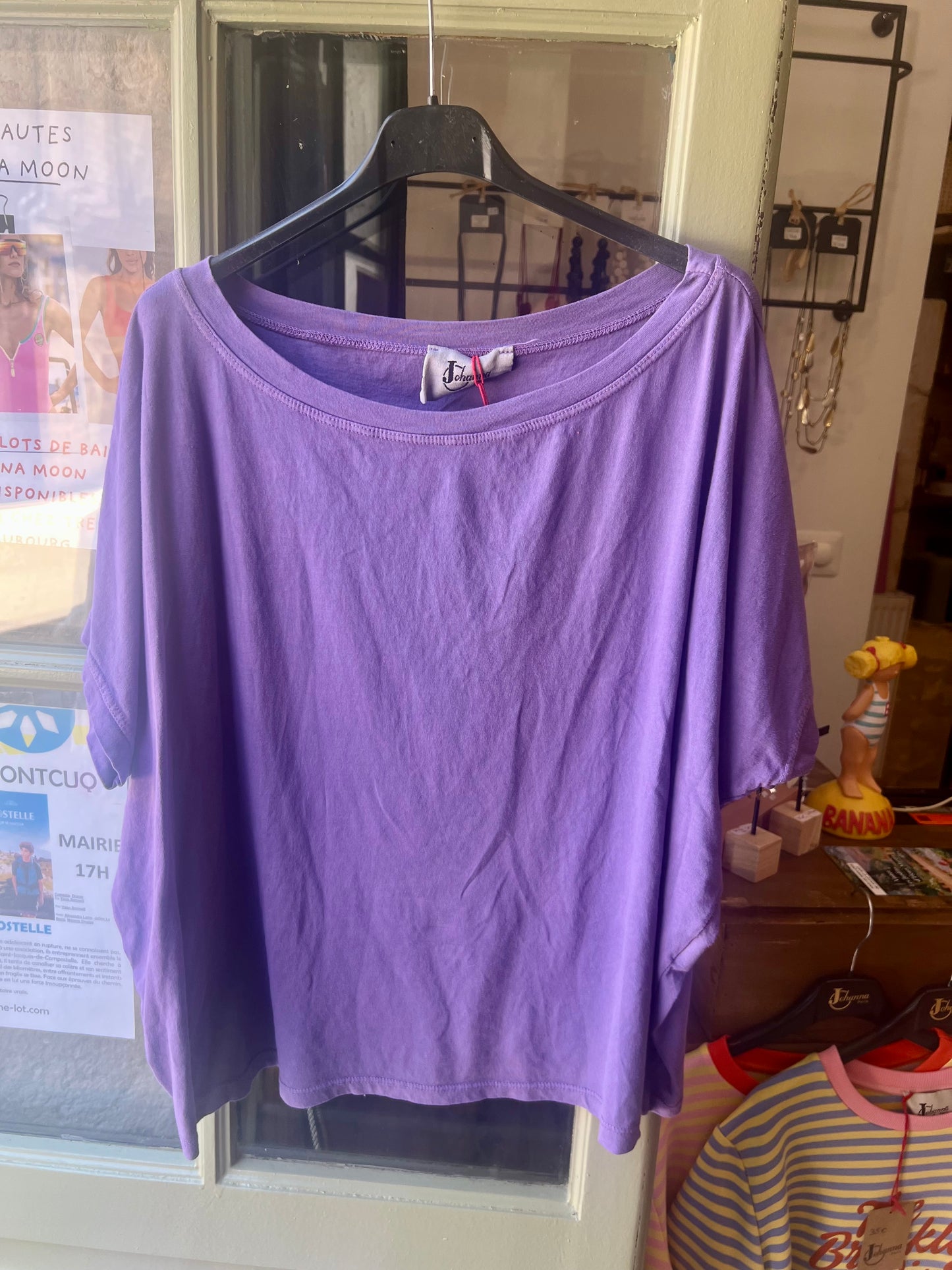 Tee shirt Biba violet-Johanna Paris
