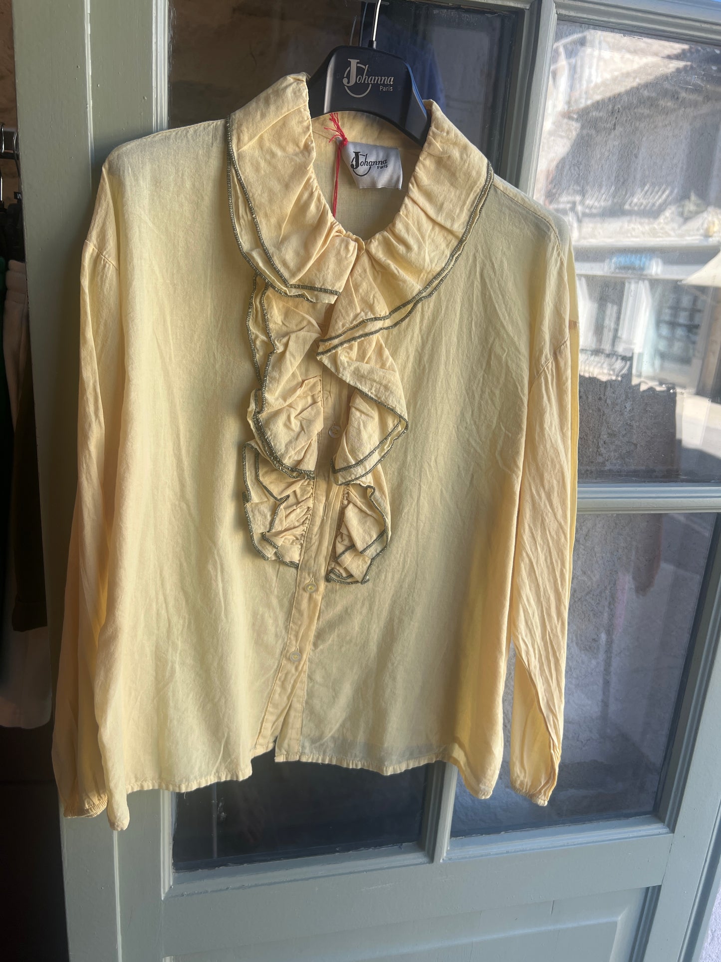 Chemise Mina jaune-Johanna