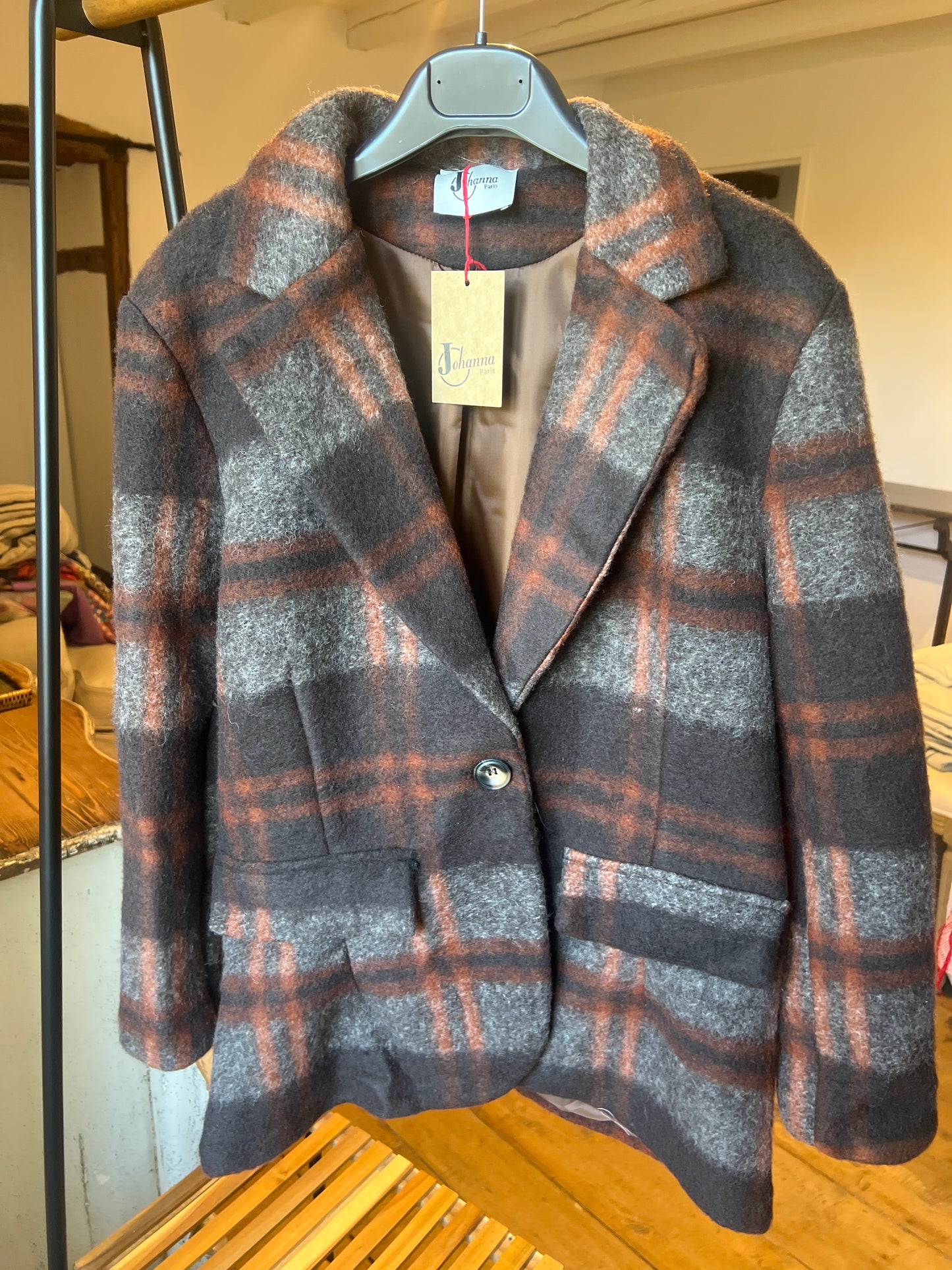 Blazer Jack noir/rouille Johanna Paris