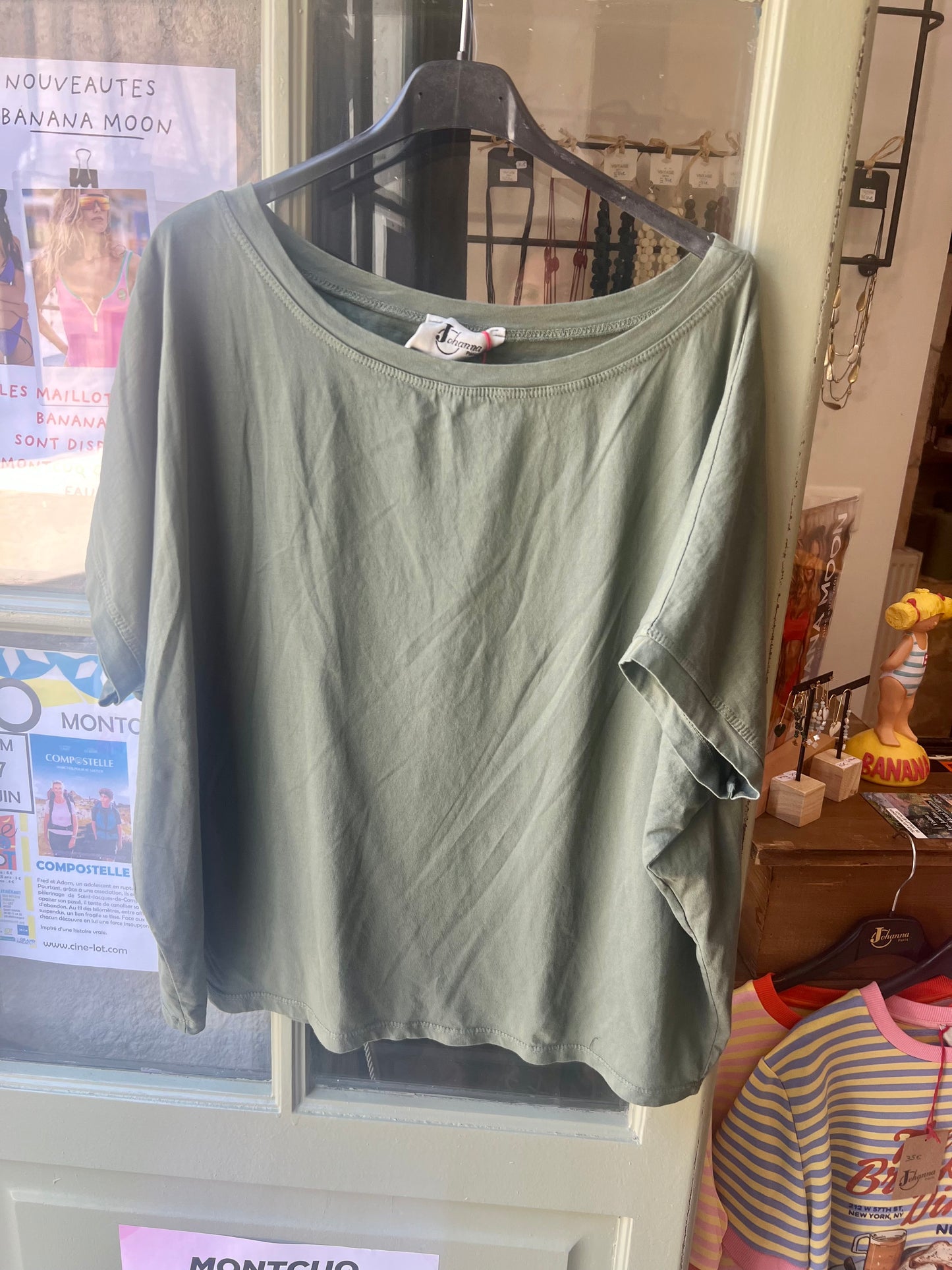 Tee shirt Biba kaki-Johanna Paris