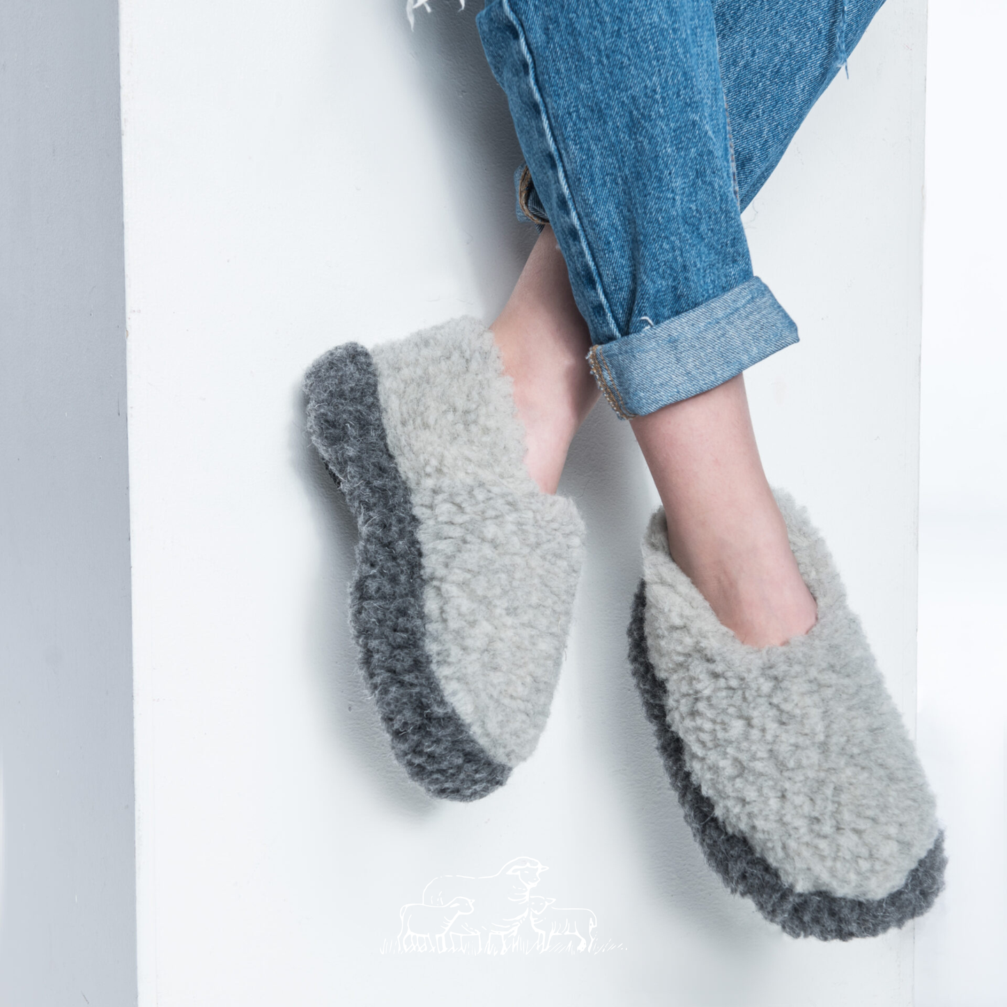 Chaussons Nuage Gris: 37/38