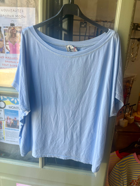 Tee Shirt Biba bleu clair-Johanna Paris