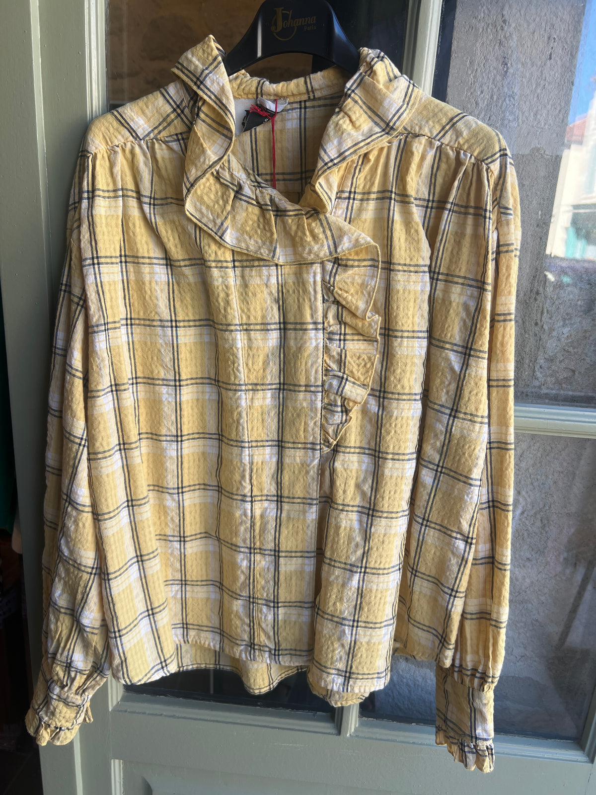 Chemise Maelle jaune-Johanna