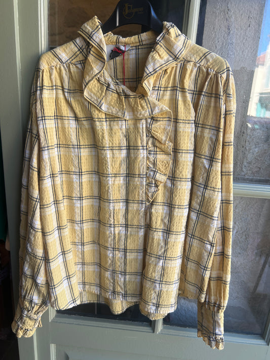 Chemise Maelle jaune-Johanna