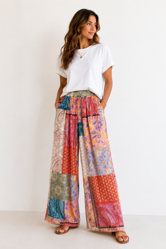 Pantalon Zita rose