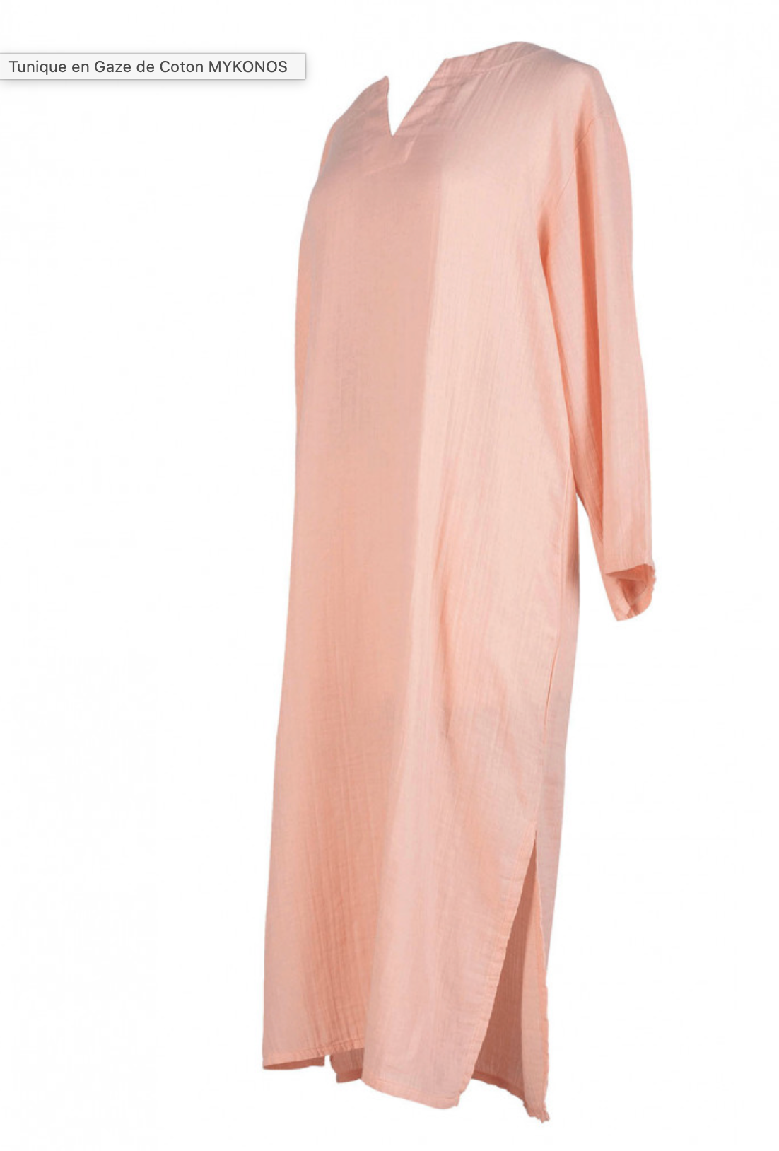 Nouveau-Tunique gaze de coton Mykonos Haomy-8 coloris