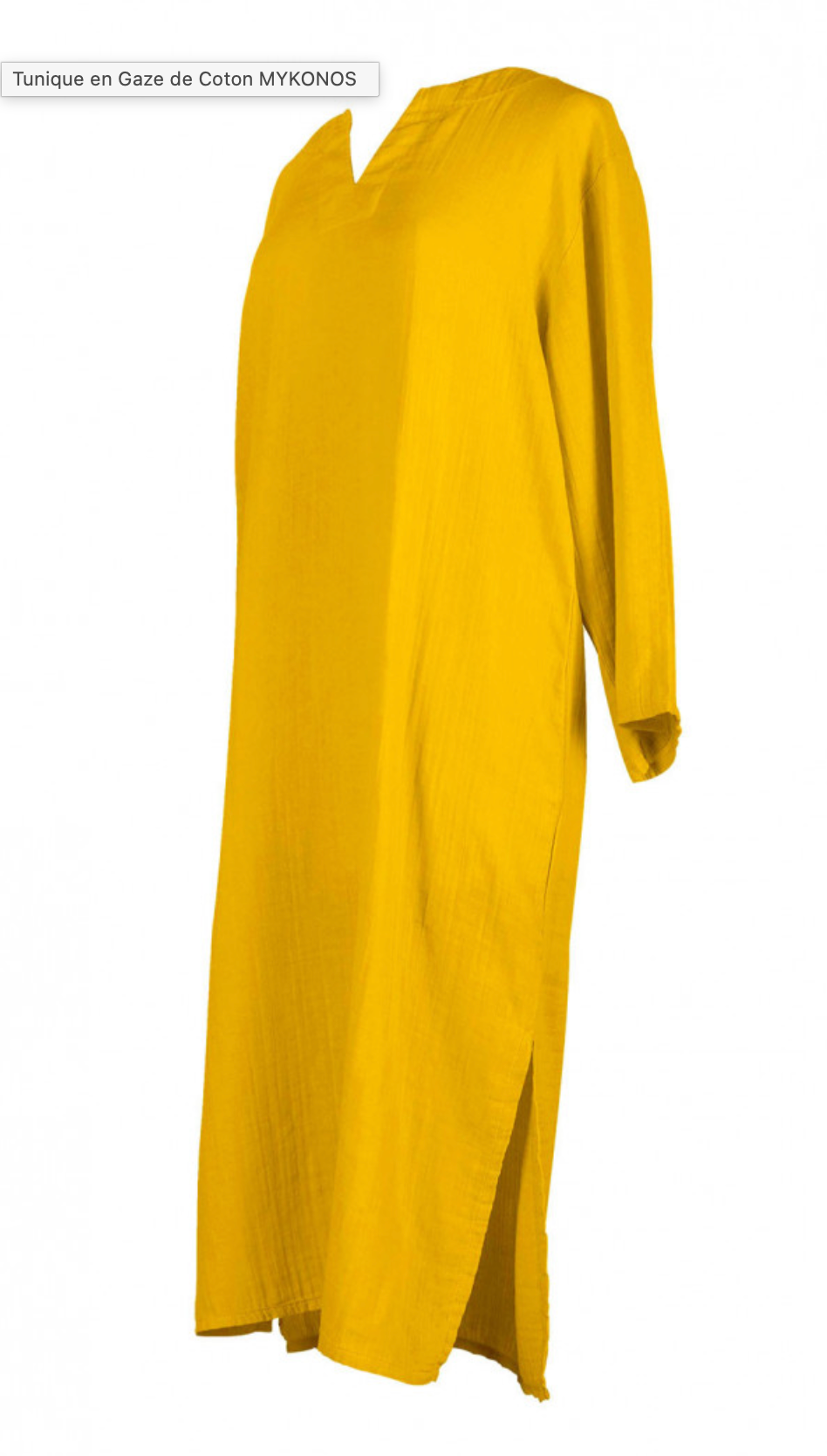 Nouveau-Tunique gaze de coton Mykonos Haomy-8 coloris