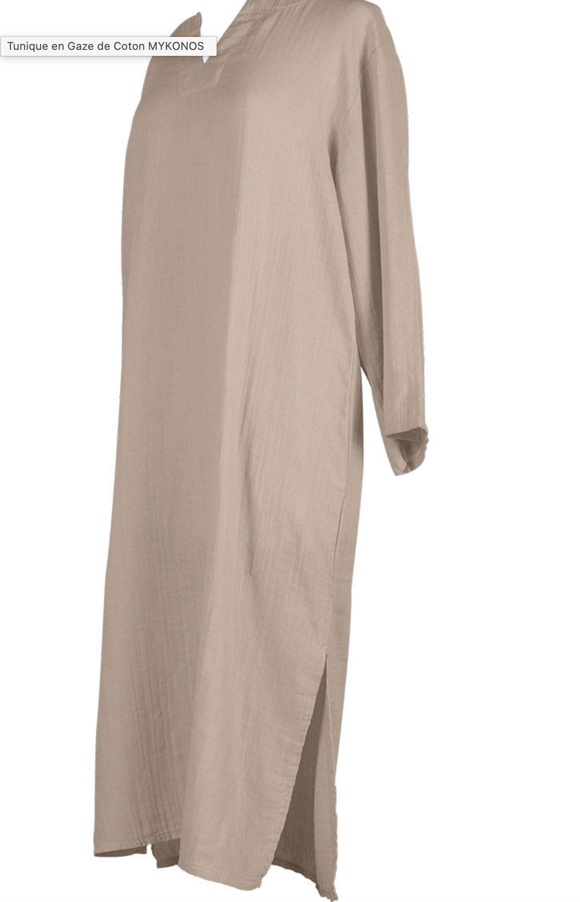 Nouveau-Tunique gaze de coton Mykonos Haomy-8 coloris