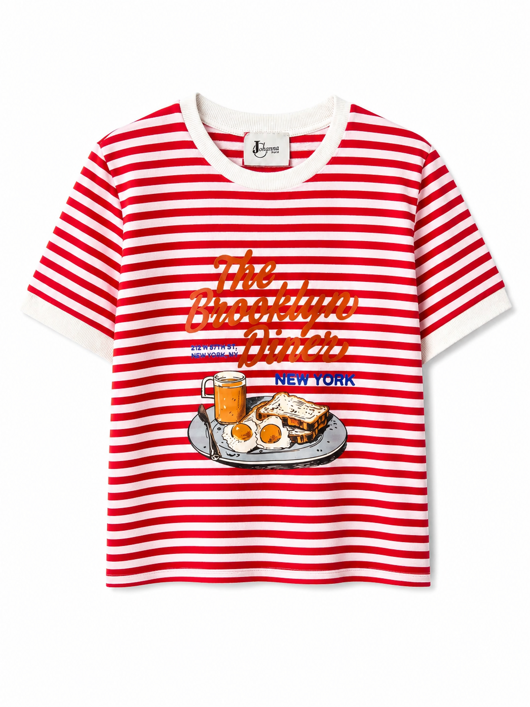 Tee shirt Brooklin Dinner rouge