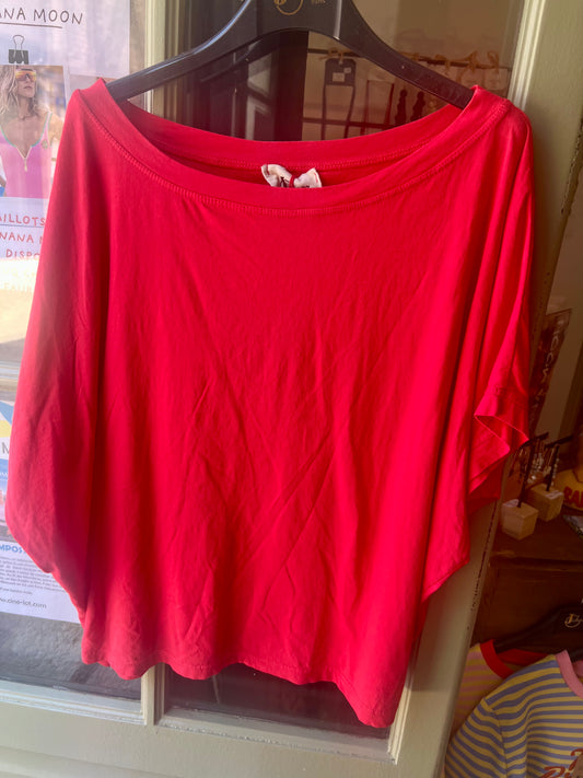 Tee shirt Biba rouge-Johanna Paris