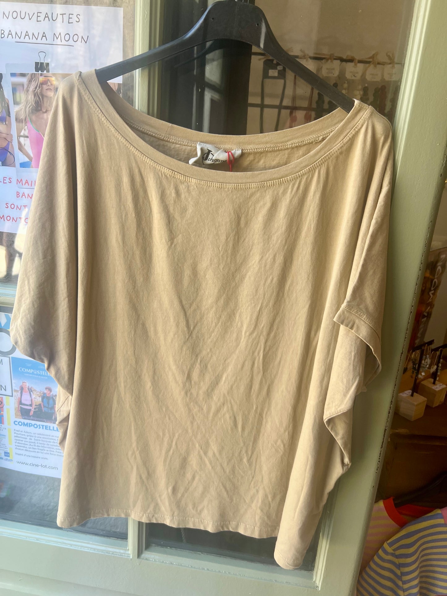 Tee shirt Biba camel-Johanna Paris