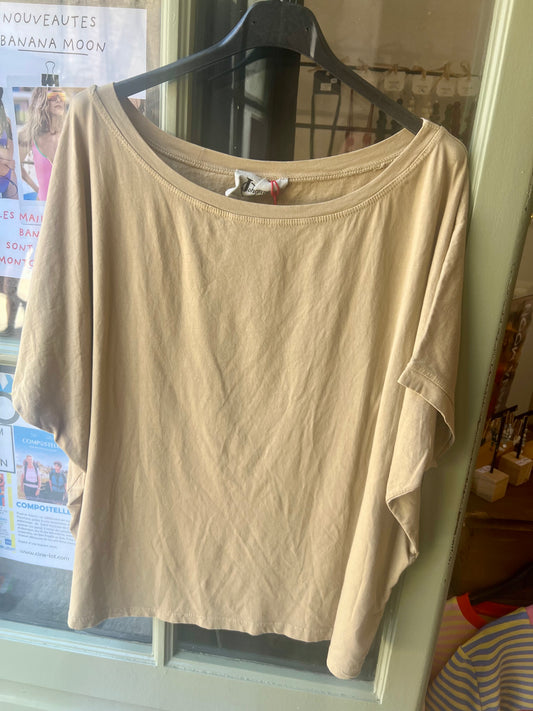 Tee shirt Biba camel-Johanna Paris