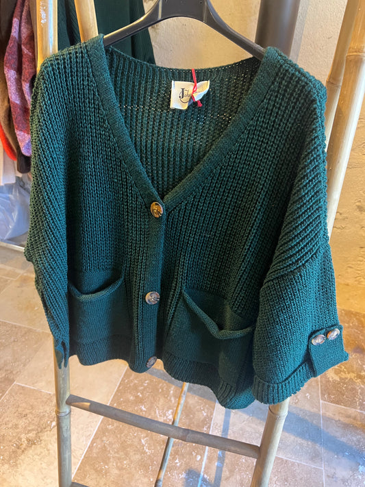 Gilet Tom vert-Johanna Paris