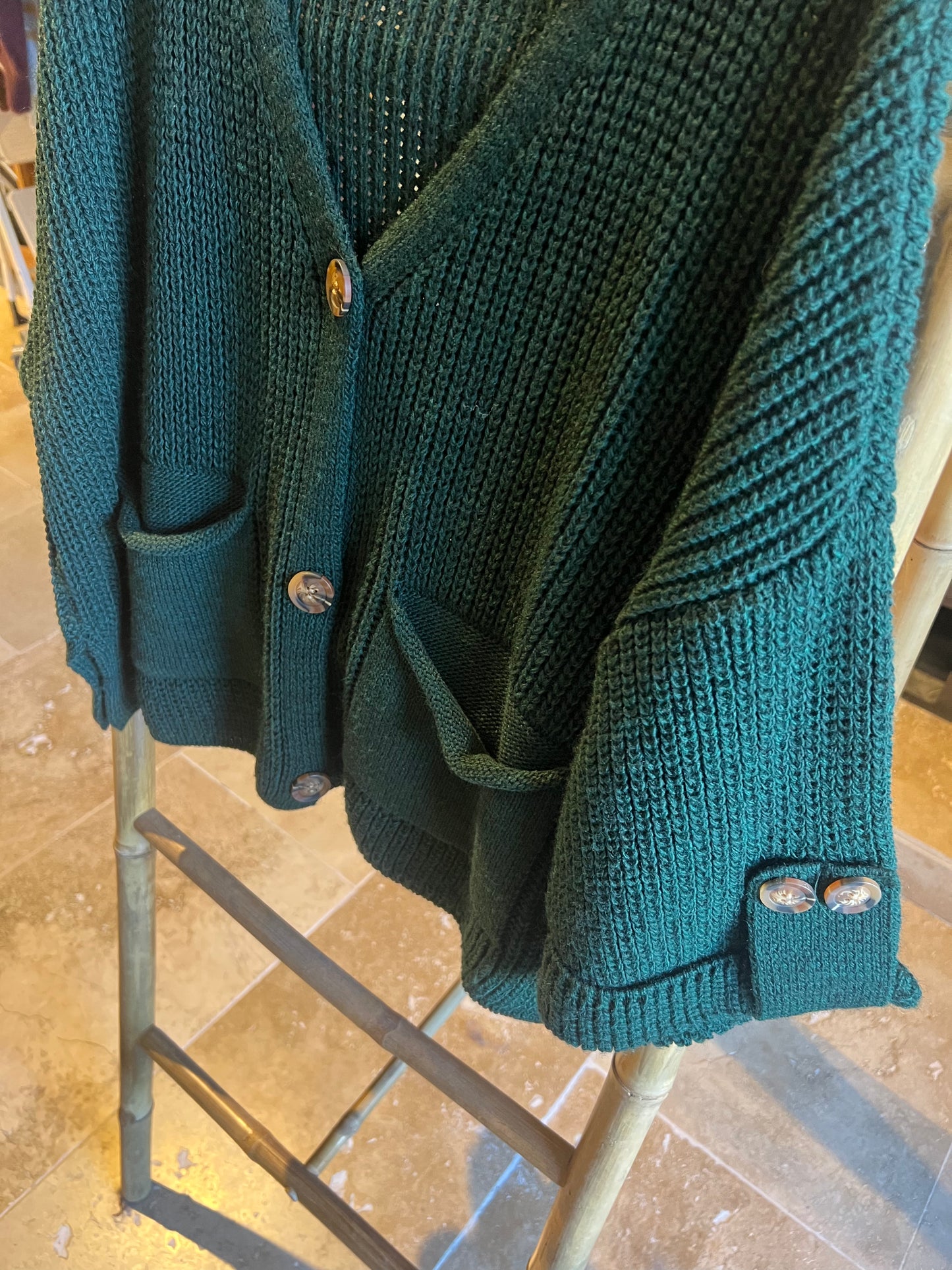 Gilet Tom vert-Johanna Paris