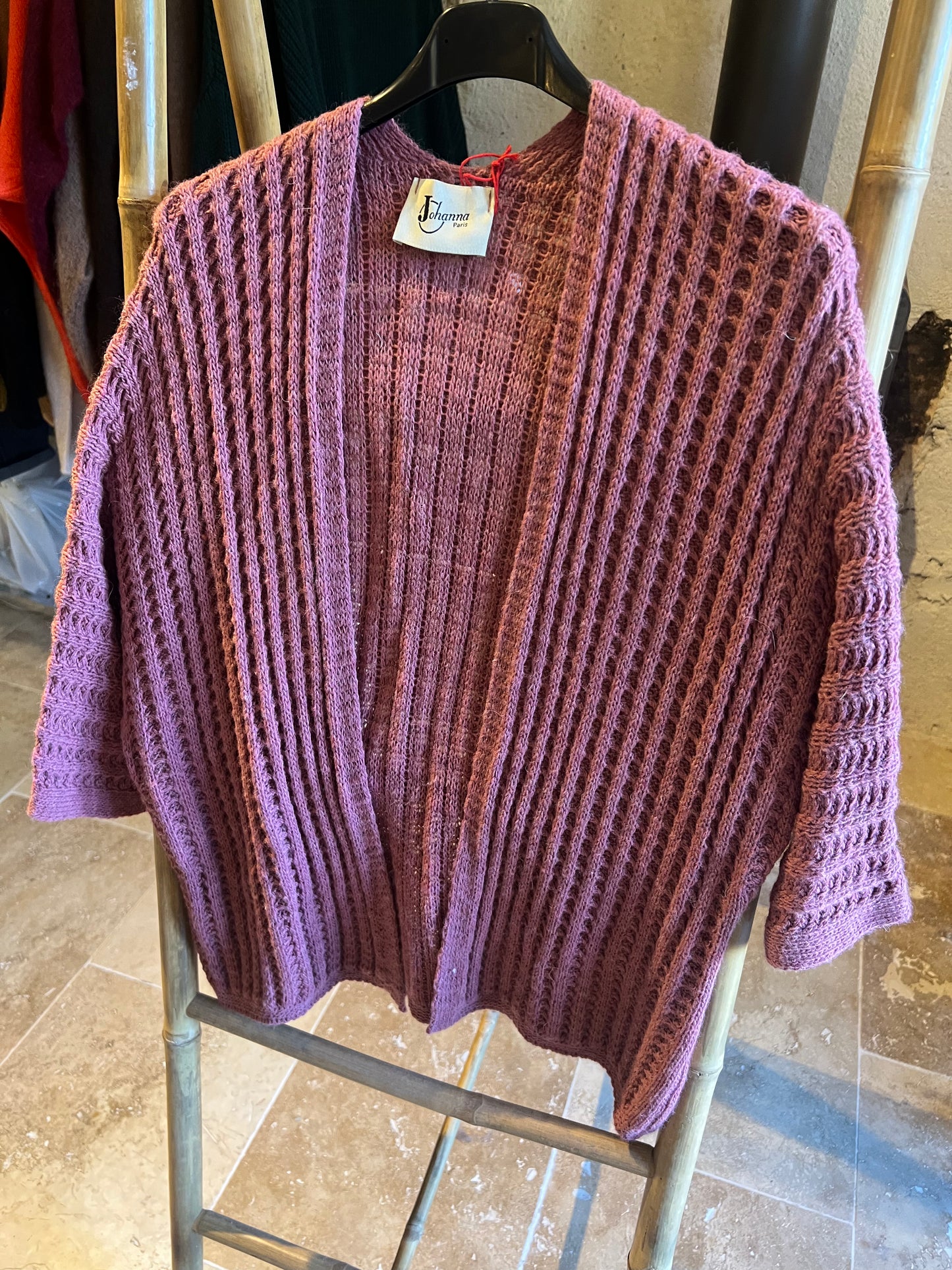Gilet Clara rose-Johanna Paris