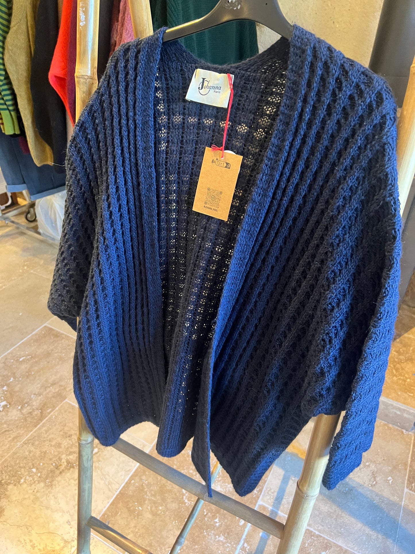Gilet Clara marine-Johanna Paris
