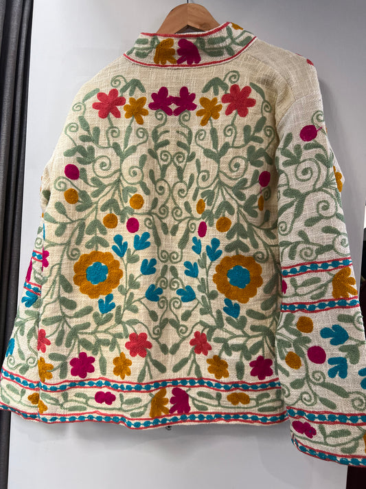 Nouvelle veste India ecru-Johanna Paris