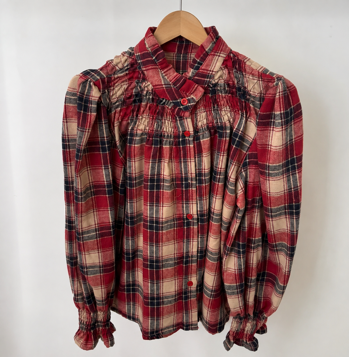 Chemise à carreaux rouges Texas - Trendy Faubourg