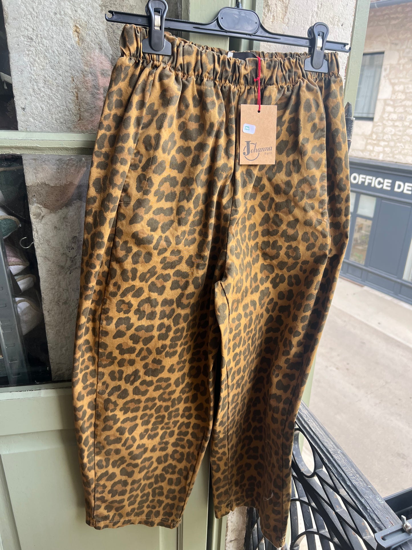 Pantalon magique toile hiver Léo palude -Johanna Paris