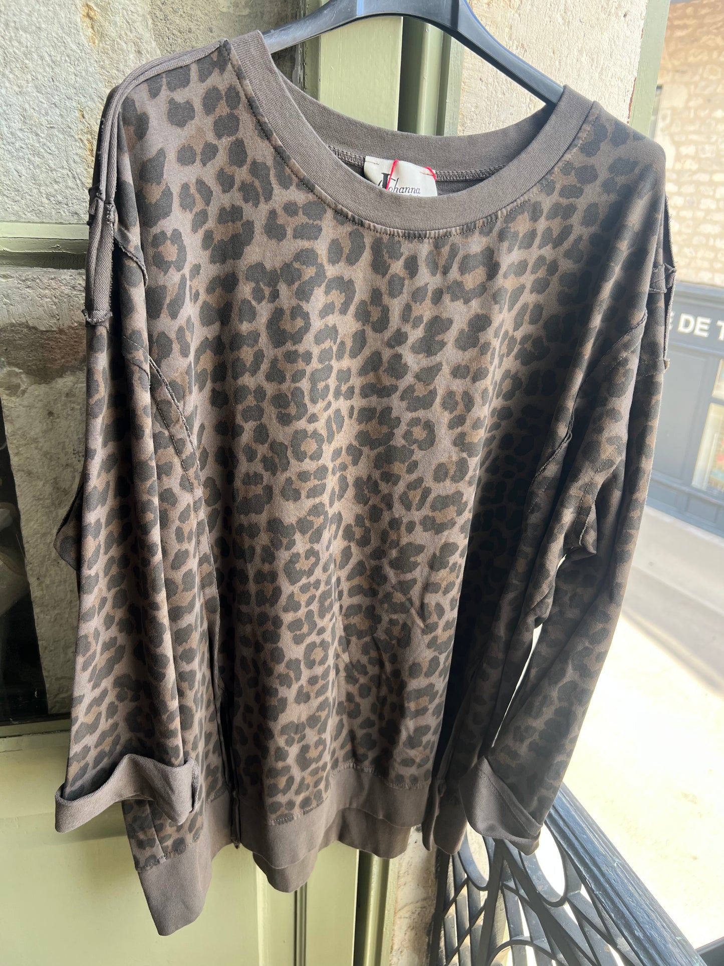 Sweat Léo choco - Johanna Paris