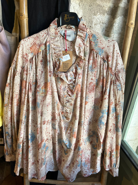 Chemise Bella multicolore clair-Johanna Paris