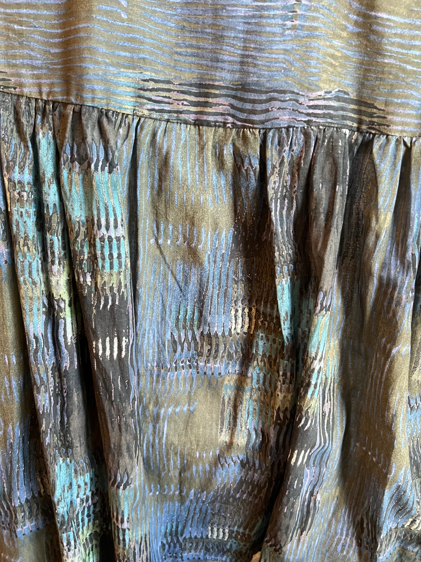Chemise Lena multicolore carbone-Johanna Paris