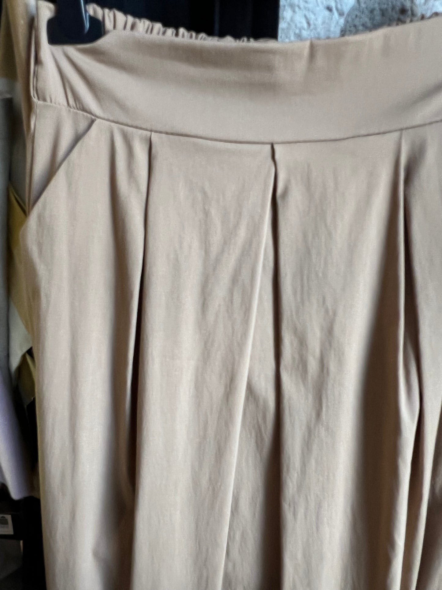 Jupe longue Diane taupe Johanna Paris