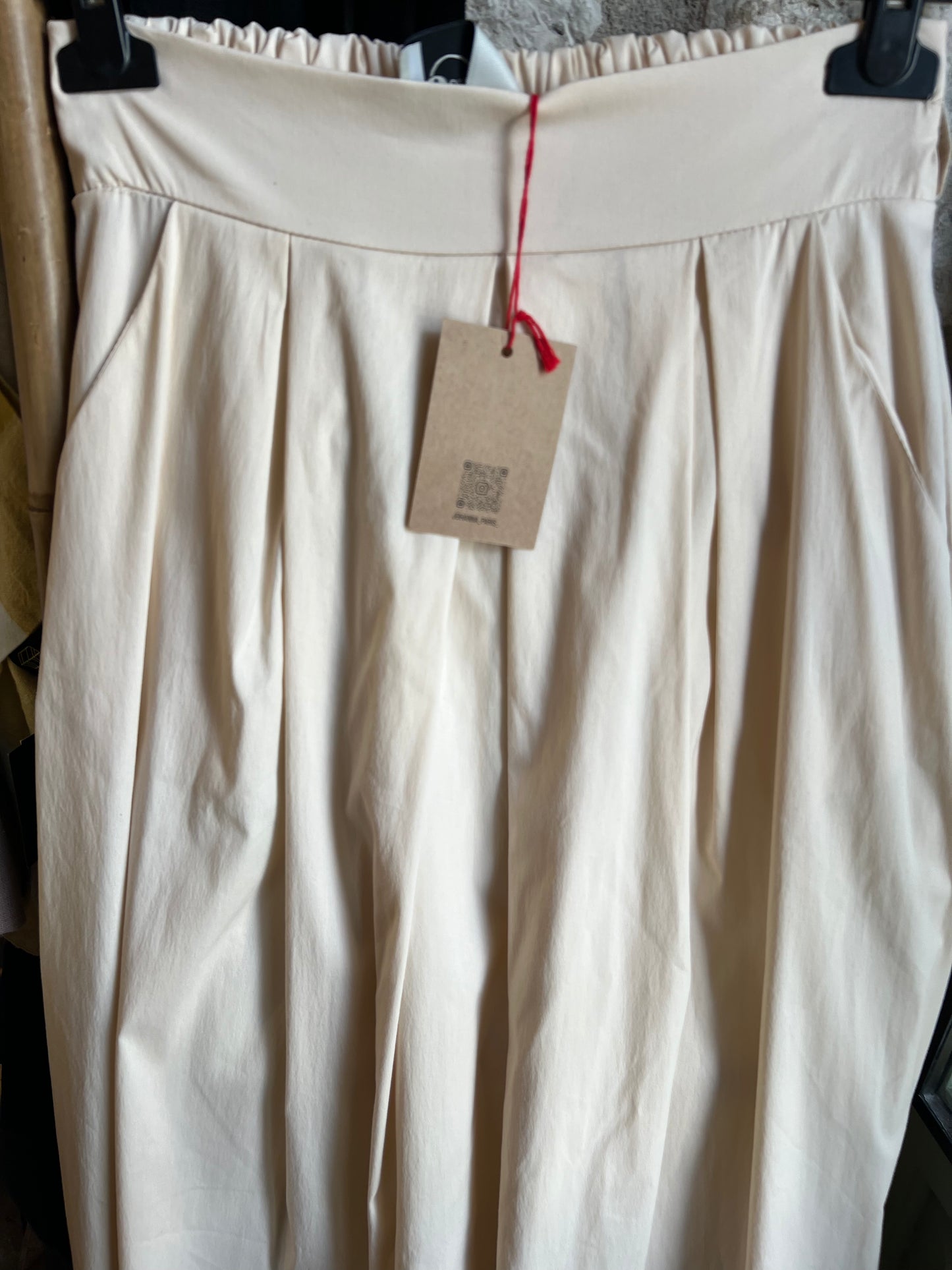 Jupe longue Diane beige Johanna Paris