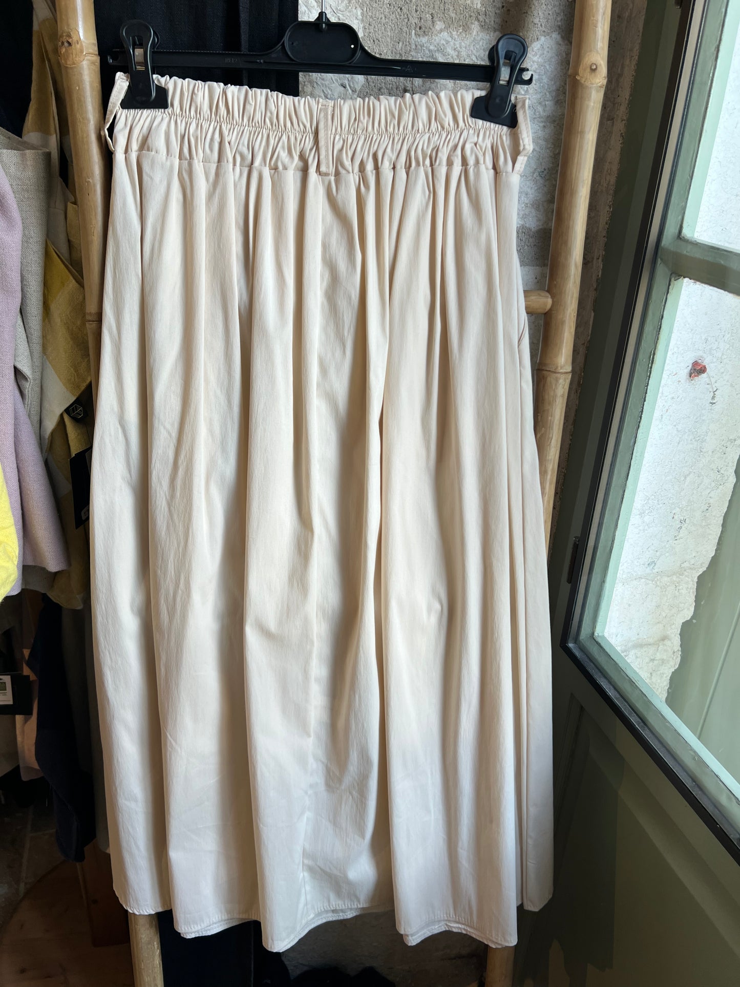 Jupe longue Diane beige Johanna Paris