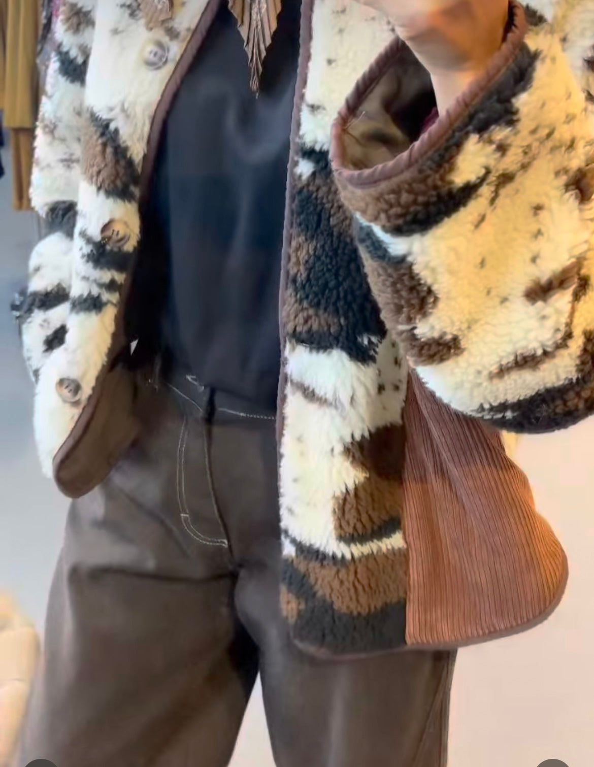 Vente privée-Veste Cow-Johanna Paris