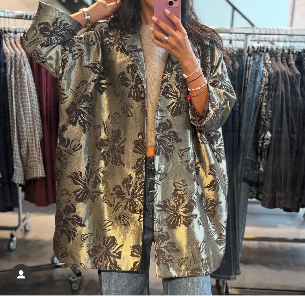 Vente privée-Veste doré Diana-Johanna Paris