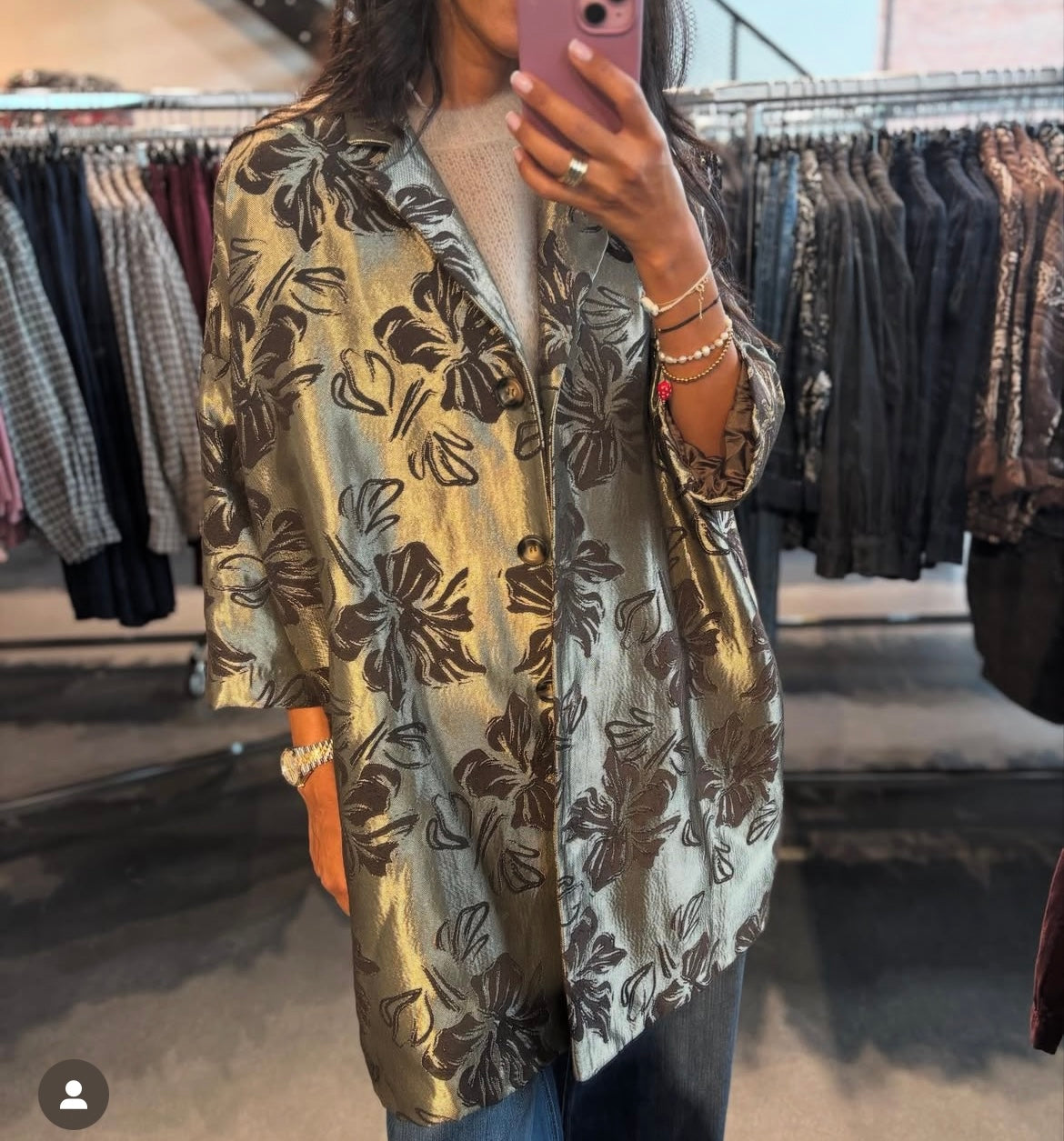 Vente privée-Veste doré Diana-Johanna Paris