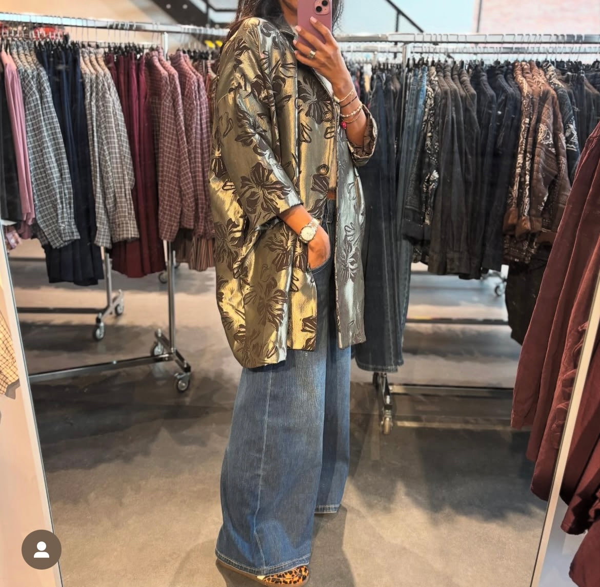 Vente privée-Veste doré Diana-Johanna Paris