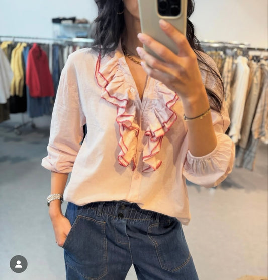 Chemise à jabot Emma-Johanna Paris