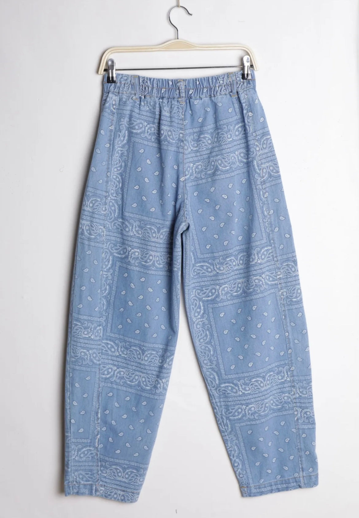 Jean bleu clair imprimé Bandana